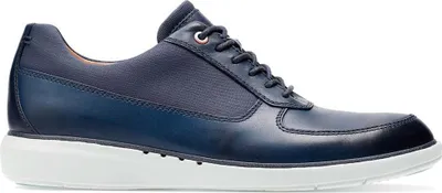 Obrázek produktu pro Clarks Un Voyage Lace kožené pánské polobotky navy blue 45