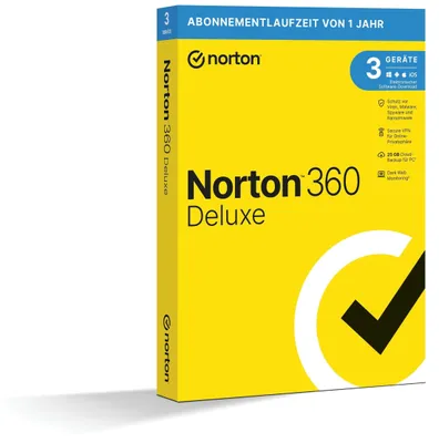 Produktbild von Norton 360 Deluxe Security Software – 1 Year Subscription
