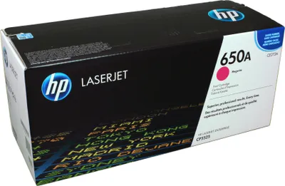 Productafbeelding van HP 650A tonercartridge - magenta - voor laserprinters - capaciteit: 15.000 pagina's