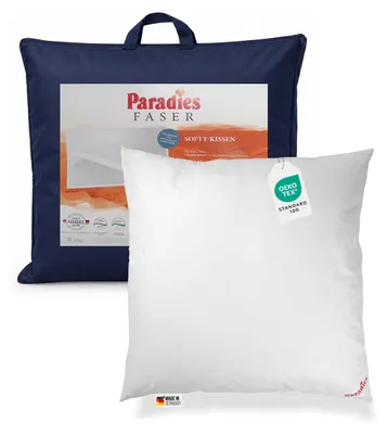 Produktbild von Paradies Softy Kopfkissen Kissen Faserkissen Kuschelkissen 80x80 60°