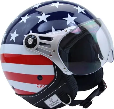 Obrázek produktu pro CMX Jet helma - přilba na skútr Stars & Strips v designu vlajky USA "XL"