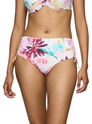 Productafbeelding van Damenjurk in roze met bloemenprint