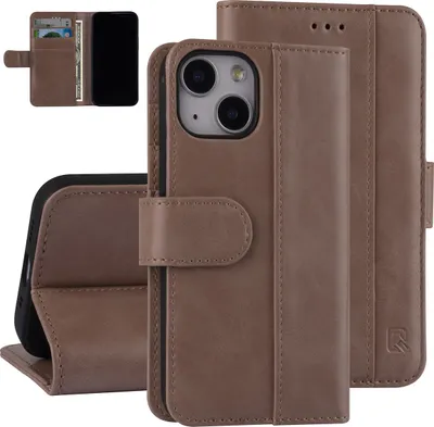 Produktbild von UNIQ Accessory Book type case iPhone 13 Mini - Card holder - Magnetic closure - Pink