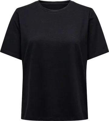 Produktbild von ONLY Damen T-Shirt - ONLONLY TEE, Rundhals, Baumwolle, einfarbig Schwarz XS