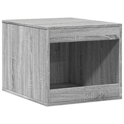 Zdjęcie produktu dla vidaXL Kosz na śmieci Szary Sonoma 47x59x42 cm Materiał drewnopochodny