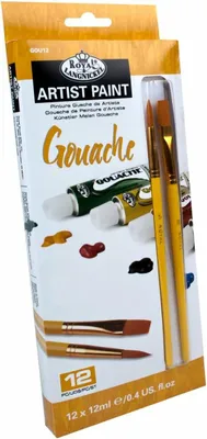 Image de Coffret de gouache Royal & Langnickel 12 pièces Multicolore 12 ml
