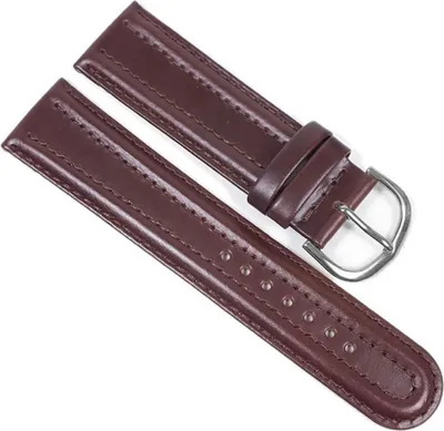 Produktbild von Minott Ersatzband Uhrenarmband Kalbsleder Band dunkelbraun 23278S, Stegbreite:18mm