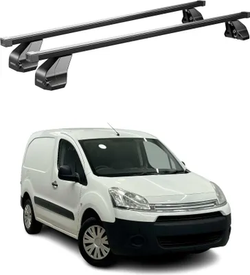 Produktbild von Menabo Dachträger Grundtäger für Citroen Berlingo 2008-2018 75kg Stahl Schwarz
