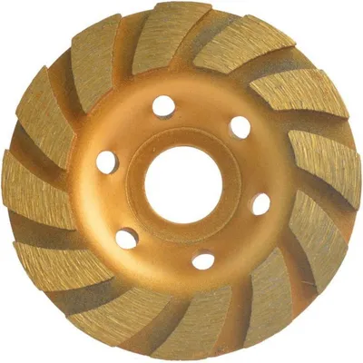 Image de Meule diamantée de 105 mm x 22,2 mm, idéale pour le béton, le marbre, le granit, les pierres naturelles, les briques, la maçonnerie, le plâtre, le ragréage, avec 12 segments