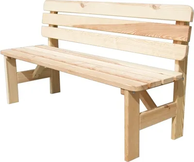 Obrázok produktu pre Záhradná lavica Rojaplast Viking drevená 200 cm prírodná