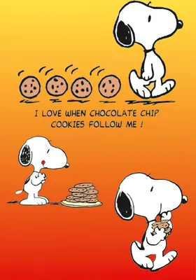 Produktbild von Peanuts Poster Cookies  68,5 x 101,5 cm