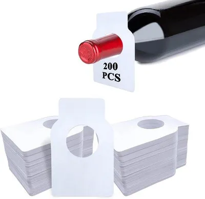 Obrázek produktu pro Etikety na láhve vína – 200 kusů – Uspořádejte si bílou vinotéku