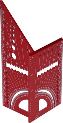 Produktbild von Holzbearbeitungswinkel Maßlineal Aluminiumlegierung 3D-Gehrung 45 90 Grad Winkelmessgerät