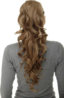 Produktbild von WIG ME UP Haarteil, lockig, Honigblond WK08-15