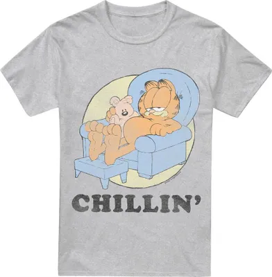 Productafbeelding van Garfield - "Chillin" T-shirt voor heren, model TV6209 (5XL) (Sport Heide)