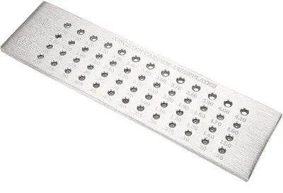 Produktbild von Wolfraamcarbide-Trekplaat für Schmuck, 0,26-4,10 mm