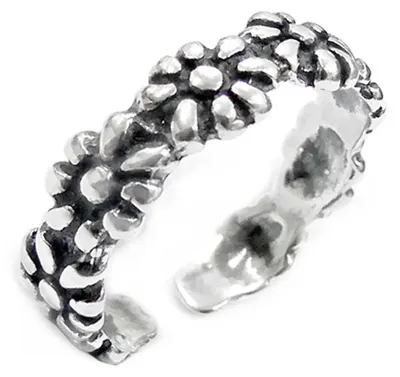 Produktbild von Zehenring Zehring Sonnenblumen 925 Silber