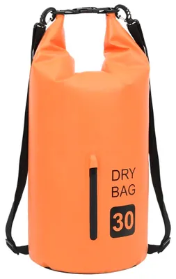 Zdjęcie produktu dla vidaXL Worek do suszenia z zamkiem błyskawicznym pomarańczowy 30 L PVC