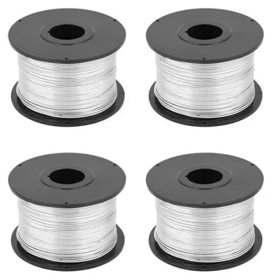 Stahlbindedraht 0,8 mm, 4 Rollen à 110 m, weich und flexibel