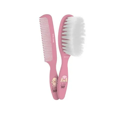 Immagine prodotto di Set spazzola e pettine per bambini Beter Rosa