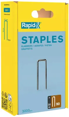 Image de Rapid 5000125 agrafes Paquet d'agrafes 3000 agrafes