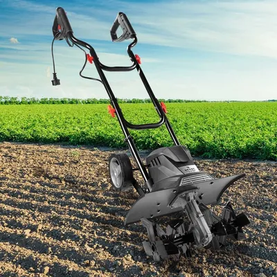 Produktbild von BRAST elektrische Motorhacke Gartenfräse Kultivator Ackerfräse elektro 1200 Watt