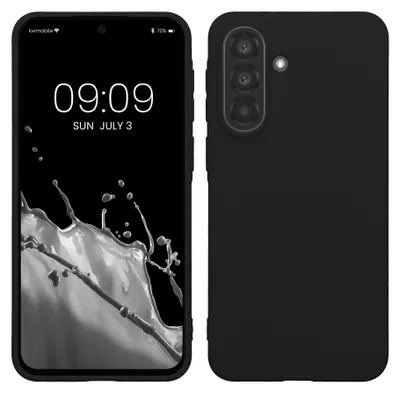 Produktbild von kwmobile Handyhülle für Samsung Galaxy A37 5G Hülle - TPU Case - Kabelloses Laden - Schutzhülle Cover in Schwarz