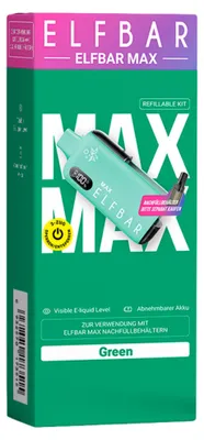 Obrázok produktu pre ELFBAR MAX Akku Pod Kit - Green
