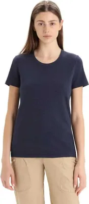 Image de Icebreaker Central Classic Kurzarm-t-shirt Blau S Damen Blau S