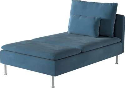 Produktbild von Dekoria Bezug für Söderhamn Recamiere, blau, Bezug für Recamiere