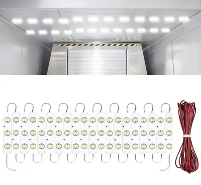 Immagine prodotto di Strisce LED per interni, 60 LED, 12V, con cavo di prolunga da 5 metri, colore bianco