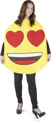 Produktbild von Kostüm - Emoticon - Heart eyes - für Erwachsene