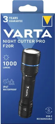 Produktbild von Varta Taschenlampe Aluminium F20R mit Akku