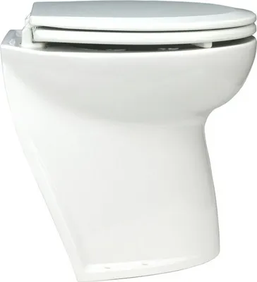 Image de Jabsco DF17 12V Toilettes marines avec pompe de rinçage et dos incliné | 58220-3012