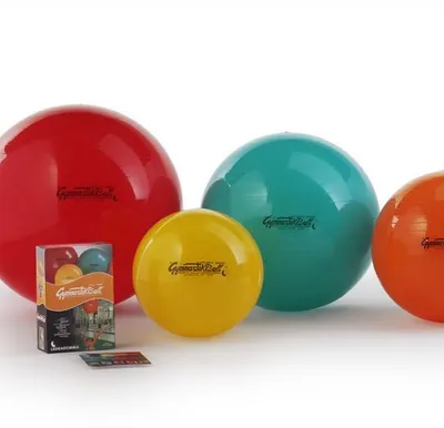Zdjęcie produktu dla LEDRAGOMMA Piłka gimnastyczna Pezzi 75cm CZERWONA -