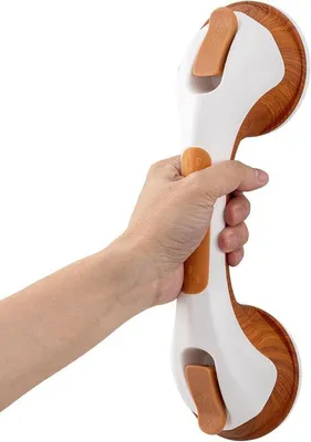 Produktbild von Sichere Saugnäpfe für Badezimmer, 31 cm Griffe für ältere Menschen, starker Duschgriff bis 110 kg, ideal für Senioren und Behinderte, keine Bohrer erforderlich, rutschfeste Badewannengriffe