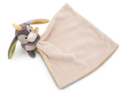Zdjęcie produktu dla My First Nici Osioł 12 Cm Kołderka 22X22Cm