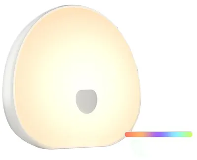 Produktbild von White Noise Machine Baby – Tragbare Einschlafhilfe mit 10 weißen Rauschgeräuschen, 7 bunte Lichter, dimmbares Nachtlicht, Timer