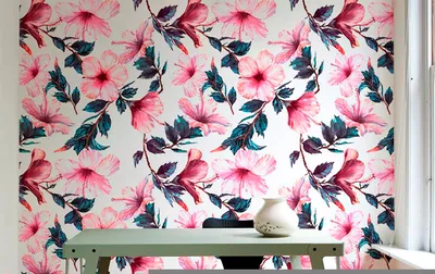 Produktbild von Coloray Fototapete 152x104 cm Latextapete Magicstick - Hibiscus Blumenblumen