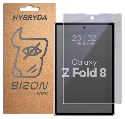 Produktbild von Hybridglas mit Privatschutzfilter für Galaxy Z Fold8, Bizon Hybrid Shadow, Matt