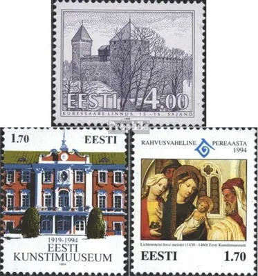 Produktbild von Briefmarken Estland 1994 Mi 237,238,239 (kompl.Ausg.) postfrisch Bauten