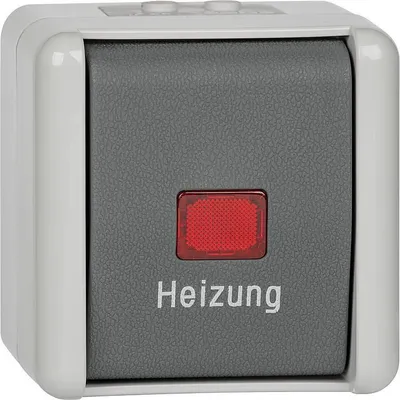 Produktbild von JUNG WG 800 AP-Heizungsnotschalter 2-polig Grau
