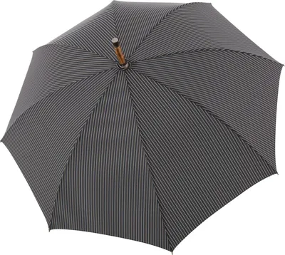 Produktbild von doppler Manufaktur Stockregenschirm Regenschirm Hasel Orion Black / White schwarz