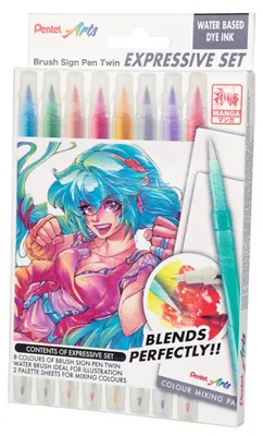 Obrázek produktu pro Pisaki pędzelkowe Brush 8 kolorów SESW30-ST8MGPL