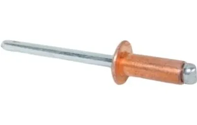 Produktbild von Neron Nieten 3x6mm Kupfer/Stahl ISO 16582 10 Stück