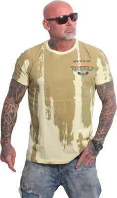 Obrázok produktu pre Pánske tričko Yakuza Herren Fool Allover Regular, French Vanilla, 4XL