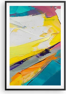 Produktbild von Gerahmtes Poster - Schwarzer Rahmen - Deadlock Farben dreidimensional - 61x91,5 cm - Wand Bild - Wanddeko - Wandbilder - Kunstposter - Wandposter - Bilderrahmen - Bilder - Kunstdruck - P2BPA61x91-4871
