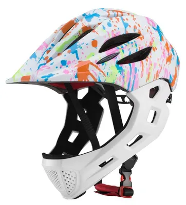 Kinderfahrradhelm 2-in-1 mit LED-Licht, 46-54 cm, 250 g