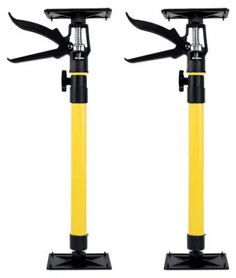 Produktbild von 2 Pcs Deckenstütze,Baustützen 50 bis 115 cm,Teleskopstützen,Baustützen,Deckenspanner,Höhenverstellbar,Sicheres Abstützen bei Decken- und Dachschrägenmontage,Belastbar Bis 40 kg