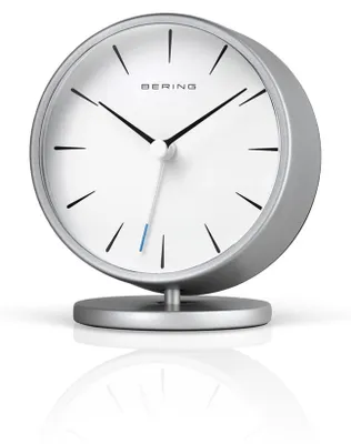 Produktbild von Bering Wecker Tischuhr Alarmclock Analog  - 90096-044R silber